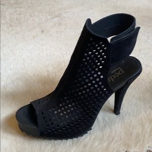 Pedro Garcia “Persis” Perforated Suede Platform